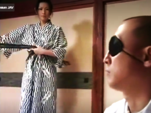 旅館で執筆活動中の女流作家 性欲処理は盲目のマッサージ師 「はやく欲しいわ…」「はい…」